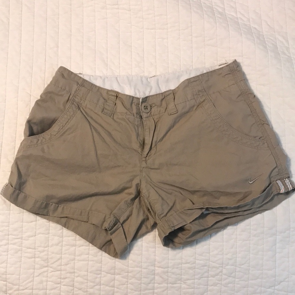 Khaki Nike Shorts